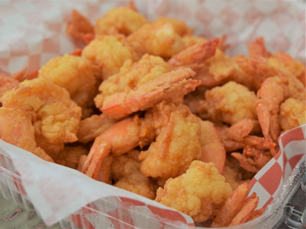 summer activities in august, fries georgia shrimp