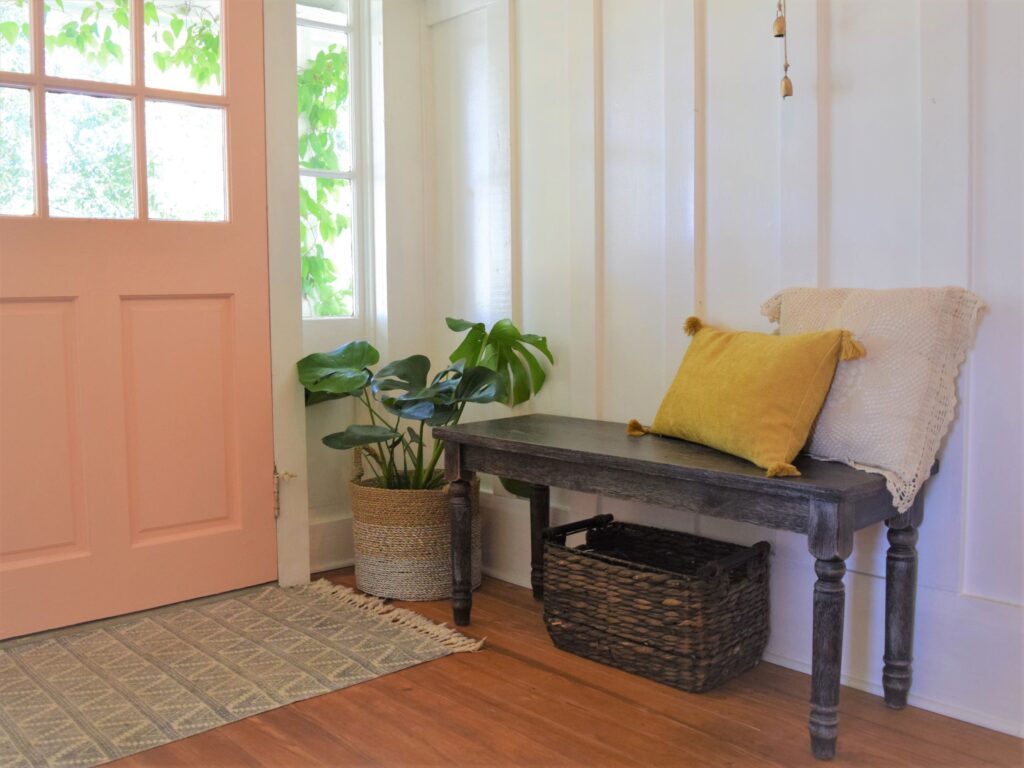 fresh diy farmhouse foyer