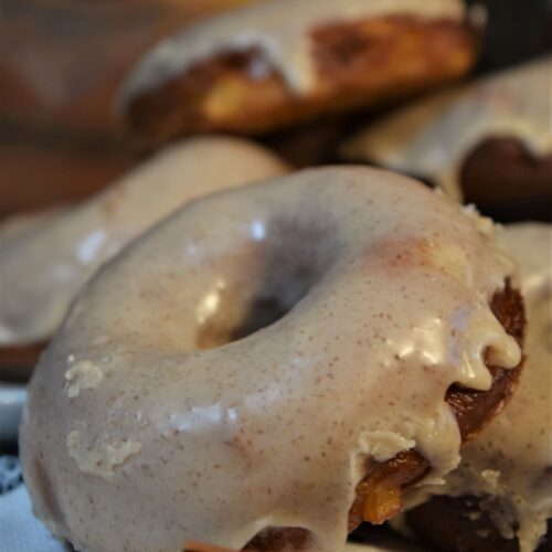 apple cider donuts fall dessert recipe spiced glazed fried cozy homemade baking