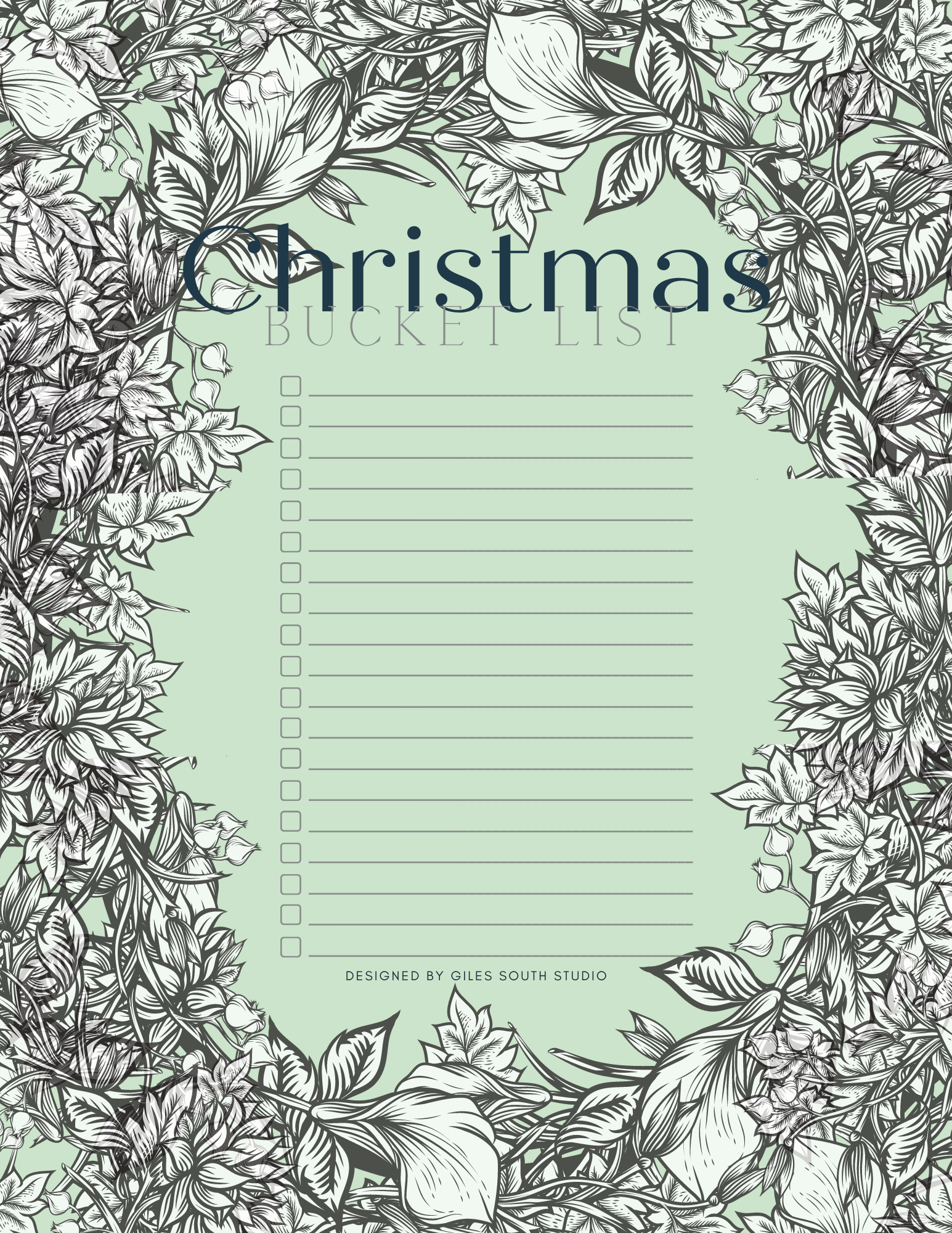 A Mindful Christmas Bucket List Printable (oh yeah, it's free!) | Giles ...