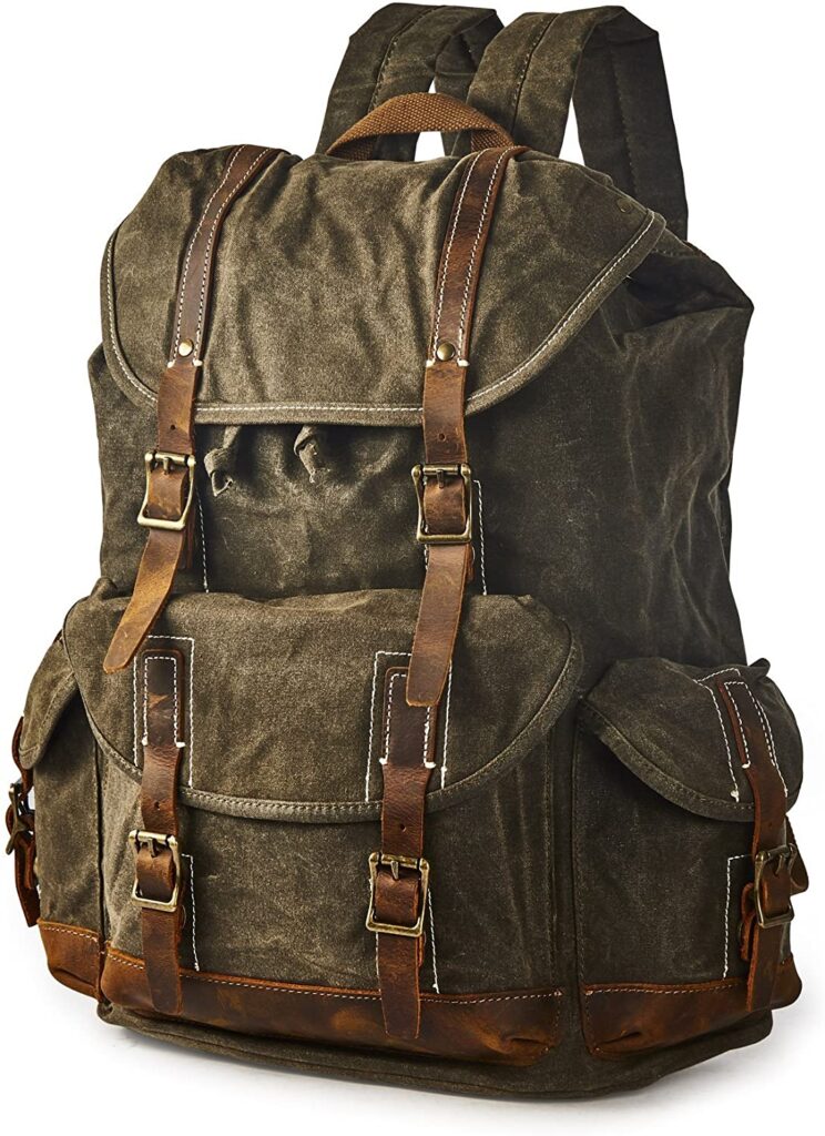 ultimate holiday give guide slow living christmas waxed canvas back pack
