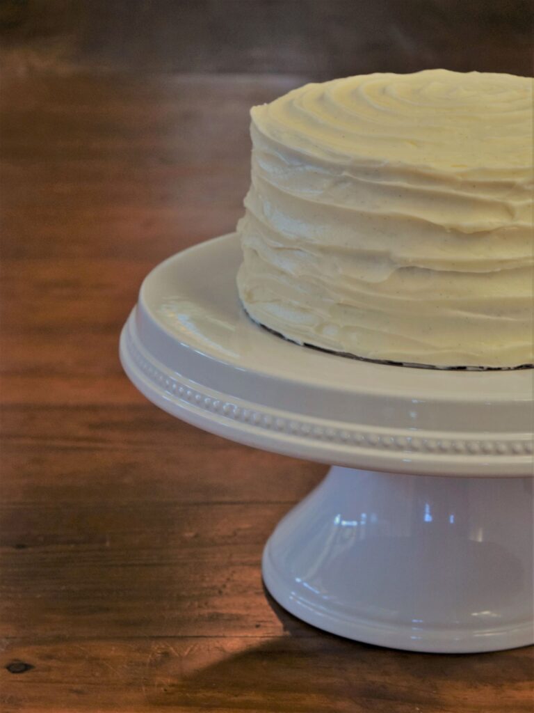 southern red velvet cake, white cake stand, wood, christmas, baking, desserts, cream cheese icing