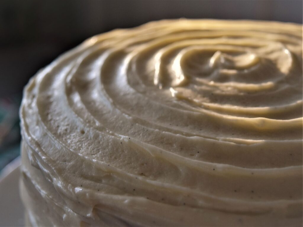 Southern Red Velvet Cake Slice, vanilla bean cream cheese icing, best classic rich dessert baking recipe perfection