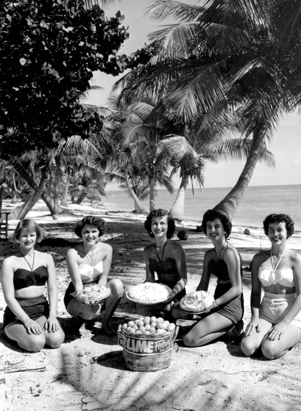 the perfect key lime pie, old florida 1953